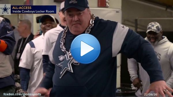 Mike McCarthy was HYPE after the Cowboys huge playoff win over the #Bucs last night!