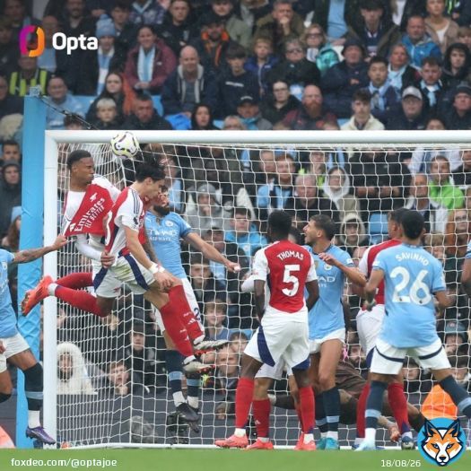 88% - Of Gabriel Magalh&atilde;es' 16 Premier League goals, 88% have been from corners (14), the highest ratio of any player with 10+ goals in Premier League history. Weapon.