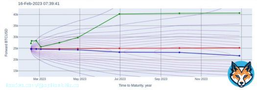 After a brief, sharp move 2d ago #Bitcoin market expects next push before 3MAR. After the move the shape of the upper forward curve experiences certain swing on the short term. The long term vision targeting the level of $45k does not change. Regulatory pressure? #crypto #DeFi