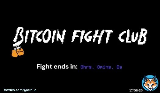 The first ever Bitcoin Fight Club is officially over!  Congrats to the top 3 Ordinals communities    Bitcoin Apes: 773 votes  Bitcoin Frogs: 492 votes  Unordinals: 483 votes  We ran this as an experiment to hopefully bring a bit of fun to the Ordinals space. We were very&hellip;&nbsp;Show more