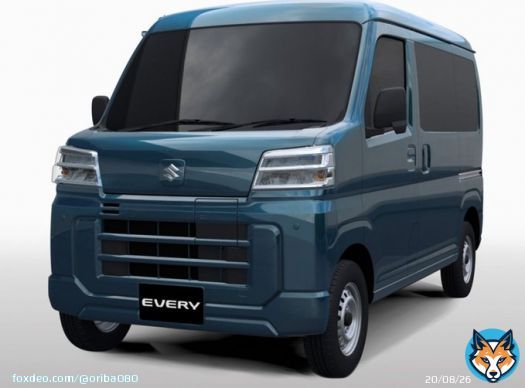 BEV軽商用バンをスズキ、ダイハツ、トヨタで共同開発 スズキ エブリィだけはちょっとだけ顔周り変えてありそうですね