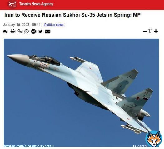 Иран ждет поставки Су-35 весной      #Iran #Russia