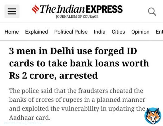 'The fraudsters used to manipulate the system of updating details in Aadhaar card by replacing the fingerprints of the left hand with those of the right hand and putting coloured contact lenses in the eyes to dupe the biometric process.'  #AEPS