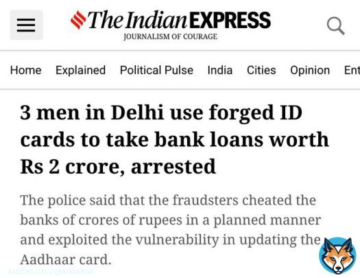 'The fraudsters used to manipulate the system of updating details in Aadhaar card by replacing the fingerprints of the left hand with those of the right hand and putting coloured contact lenses in the eyes to dupe the biometric process.'  #AEPS