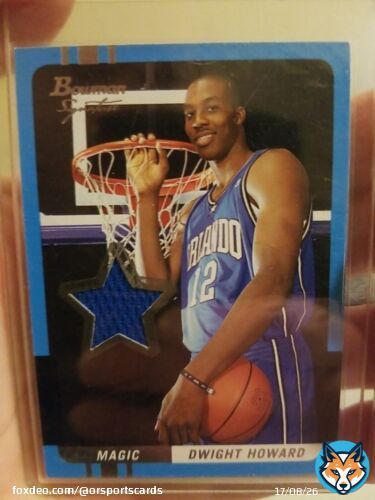 #sportscards #thehobby #sportscardsforsale #hobbystreak @BlazedRTs @Hobby_Connect @HobbyRetweet_ #basketball #NBAfi #NBAExtra #NBAPlayoffs #NBABDAY #NBA #basketballcards Check out 2004 Dwight Howard Topps #56 Rookie Game-Used Jersey Patch  #eBay via @eBay