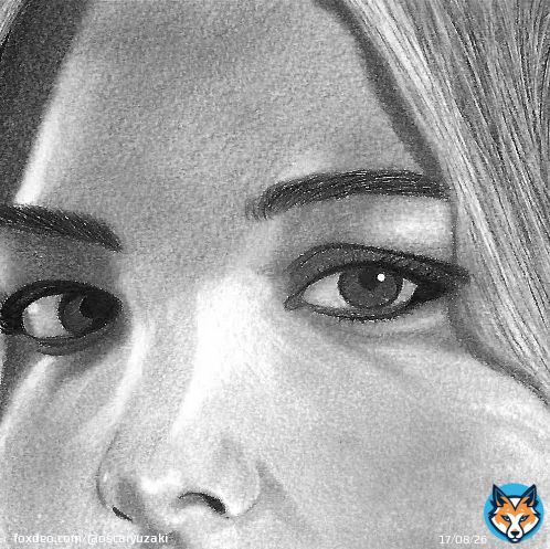 Chlo&euml; Grace Moretz. . . Grafito sobre Canson Mix Media. #portrait #graphite #art #chloegracemoretz