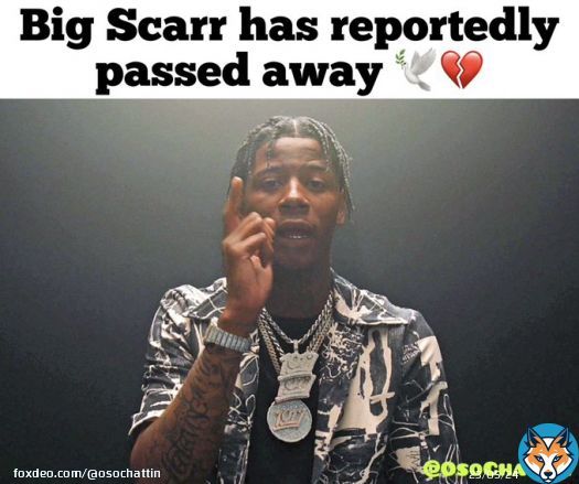BREAKING: #BigScarr found dead sources say he died from an overdose   Stay tuned for more updates  RIP BIG SCARR   #Hiphop #Rap #Music #Scarr #RIP #RestUp #Culture #OsoChattin #Memphis #Tennessee #News #FlyHigh #LLBS #Trending