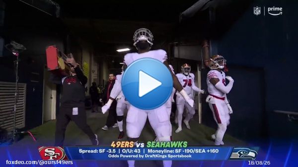 The coldest team intro in the league!   #49ers || #FTTB
