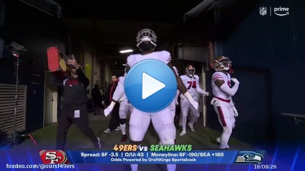 The coldest team intro in the league!   #49ers || #FTTB