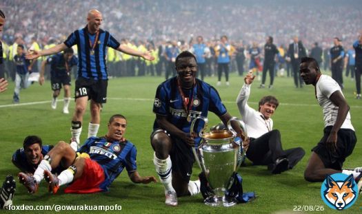 The last time Inter Milan made the Champions League final