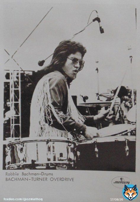 Sad news Robbie Bachman of BTO died. My brother and I listened to them for hours.