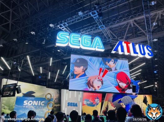 東京ゲームショウ2022 ビジネスデイ2日目！14時からは一般公開も始まるぜ～～～！  #TGS2022 #セガTGS2022  #セガアトラスブース