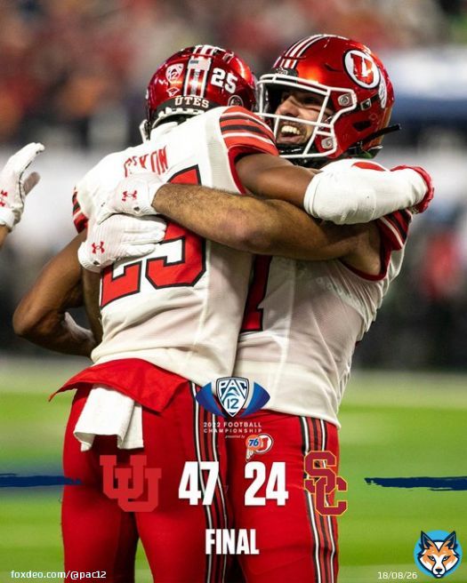 BACK-TO-BACK!  Utes win their second-straight Pac-12 title!&nbsp;  @76 x #Pac12FCG