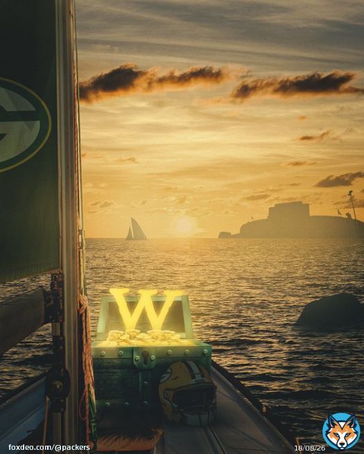 Sailing home with the W   #GBvsTB | #GoPackGo