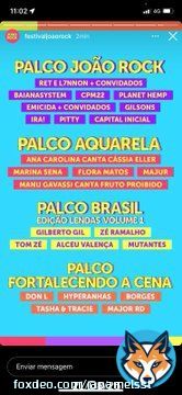 E o @joaorock que fez um palco pras sapata ser feliz!!! EU TO SURTANDO!!