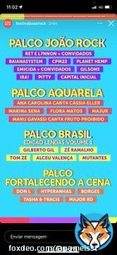 E o @joaorock que fez um palco pras sapata ser feliz!!! EU TO SURTANDO!!