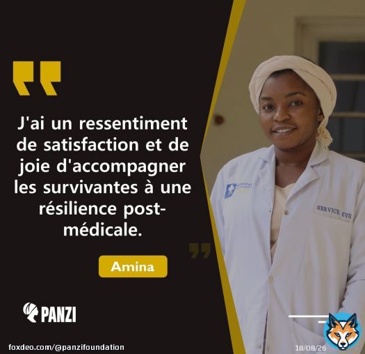 Depuis 2021, Amina accompagne les survivantes du Service #SVS à #Panzi.   Là où le soin médical s’arrête, elle aide à reconstruire l’autonomie et une vie digne.   Soutenez ce chemin vers la résilience :  #16jours #Résilience #SoinsHolistiques