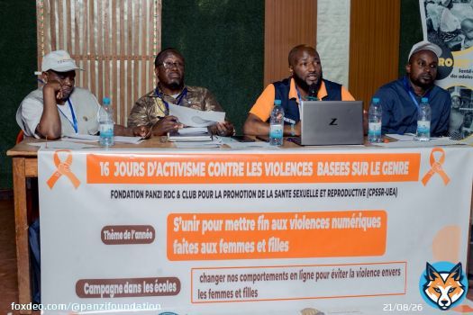 «La violence est la conséquence d'une mauvaise socialisation.»     Voici le thème abordé avec les étudiants de l’Institut Imani Panzi.     L'éducation au consentement et à la #masculinitépositive est la clé pour bâtir un monde sans VBG:  #16Jours #BaBadilika