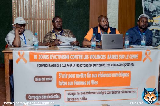 «La violence est la conséquence d'une mauvaise socialisation.»     Voici le thème abordé avec les étudiants de l’Institut Imani Panzi.     L'éducation au consentement et à la #masculinitépositive est la clé pour bâtir un monde sans VBG:  #16Jours #BaBadilika