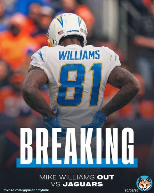 -2 yard screen in a meaningless game leads to Mike Williams missing a playoff game