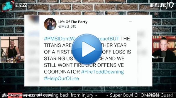 Are the Tennessee Titans staring down another first round playoff exit  #PMSIDontWantToOverreactBUT