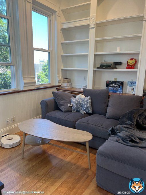 Before & after  updates to this dining area:  - low table and floor cushions for intimate dinners  - 2 accent chairs which can convert to fireside chats for mini dinner parties  - and of course, lots of book spirits!