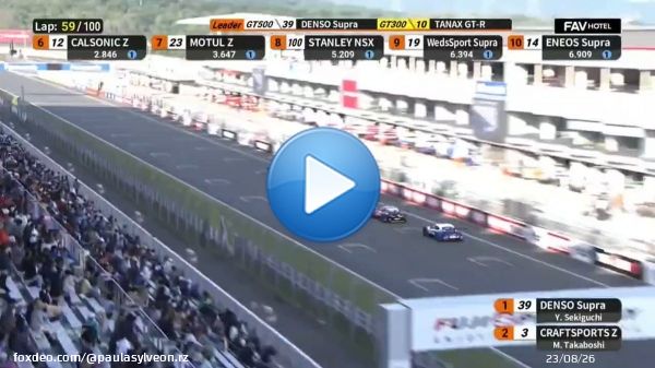 #スーパーGT   これはヒドイ。
