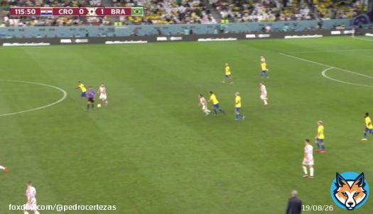 5 min pra acabar a prorroga&ccedil;&atilde;o. Brasil vencendo. Da CRO&Aacute;CIA. Repito. CRO&Aacute;CIA. Contra-ataque dos caras. 7 JOGADORES BRASILEIROS NO CAMPO DE ATAQUE. 7!!!! Ganhando o jogo!!! Ningu&eacute;m para a jogada. Gol dos caras. Isso n&atilde;o existe. Piada. Vai tomar no seu cu.