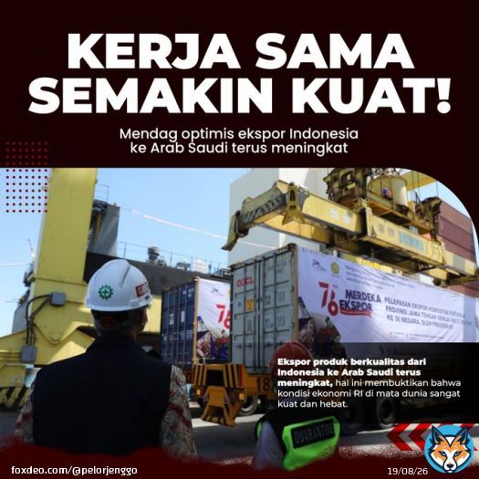 Kerja sama semakin kuat! Mendag optimis ekspor Indonesia ke Arab Saudi terus meningkat  #さ行に恐怖症つける見た人強制  ダブルバディ 最強寒波 Imlek 異端審問課 Gong Xi Fa Cai オール桐山照史編集 緊急発表 Rajab Happy Lunar New Year Happy Chinese New Year Happy CNY Alexandra Dilarang