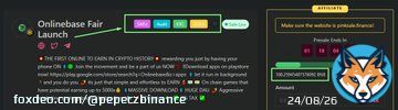 #ONLINEBASE is the #GEM you are looking for!  THE FIRST $ONLINE TO EARN IN #Crypto  HISTORY!   ~ SAFU dev ~ Audited CA ~ Kyc'ed + Doxxed Team  Buy now on #Pinksale & get a chance to win $1000.  Presale link:    #BNB  #BSCGEM #BSC #1000xGEM