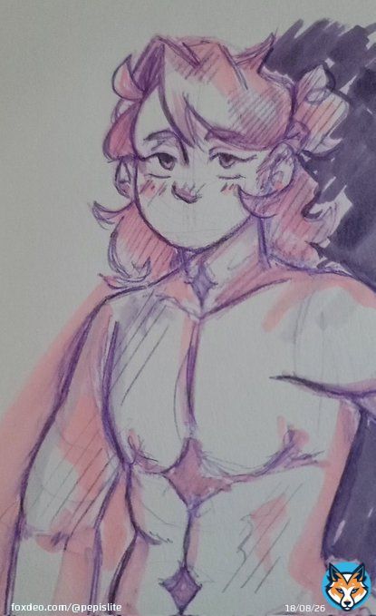 Also pink n purbl bebo because of course what else would dustin draw h2g