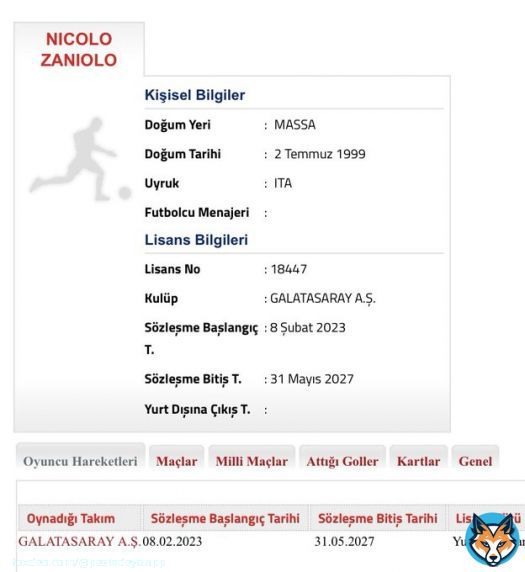 &Uuml;zg&uuml;n&uuml;z ama bu bilgiyi vermemiz lazımdı. Nicolo Zaniolo, Galatasaray'da