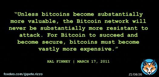 Hal Finney predicting $1 million #Bitcoin at $0.80, 12 years ago