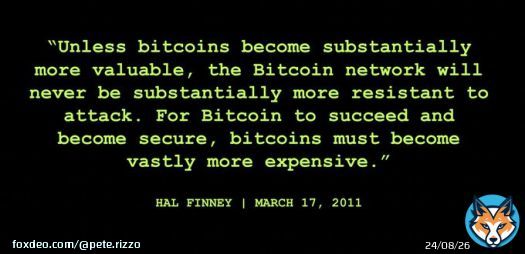 Hal Finney predicting $1 million #Bitcoin at $0.80, 12 years ago