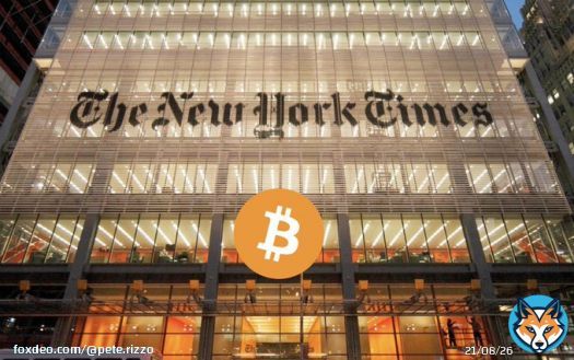 12 years ago today, The New York Times calls #Bitcoin a 'bubble' that 'may not survive'   The price was $9