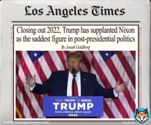 Closing out 2022, Trump has supplanted Nixon as the saddest figure in post-presidential politics. Ouch! #DonaldTrump #USPolitics