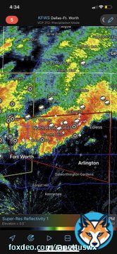 It looks like the supercell that just dropped a possible tornado just west of Fort Worth is cycling. I&rsquo;m really concerned about Dallas right now. #wxtwitter #Dallas