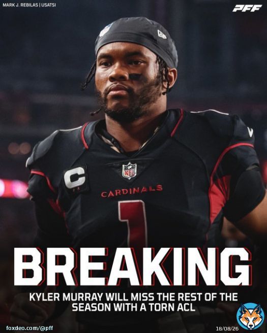 An MRI has confirmed that Kyler Murray has a torn ACL, per @Kyle_Odegard