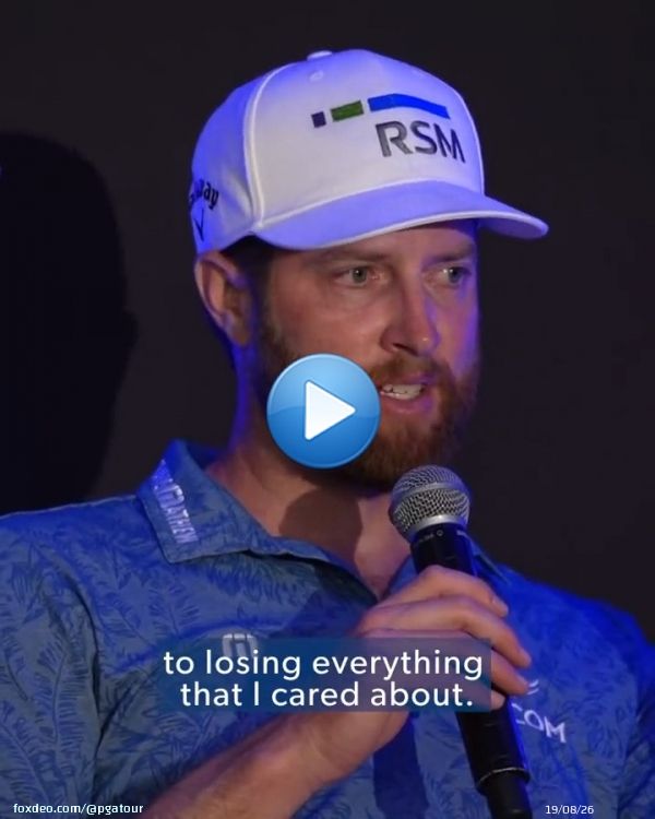 &ldquo;I came really close to losing everything that I cared about.&rdquo;  An honest answer from @Chris_Kirk_ on how sobriety saved his life.