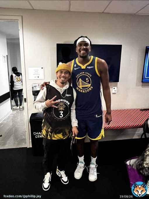 Meet and greet with @Loon_Rebel5 #warriors #goldenstate #gsw #kevonlooney #dubnation #bayarea