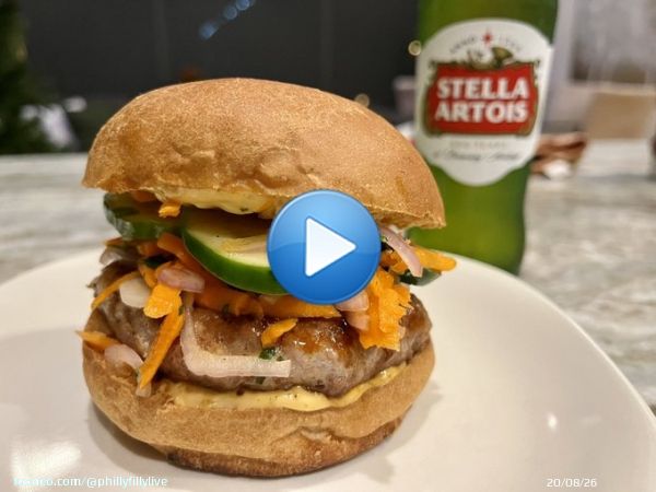 #Dinner tonight&hellip;Turkey Bahn Mi Burgers.  #Philly #foodie