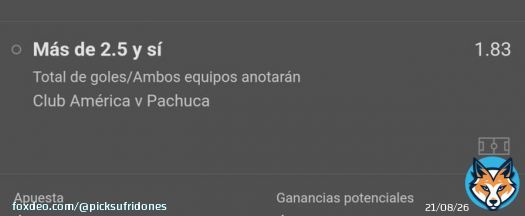 #FreePick #AmericaPachuca La verdad la apuesta me gusta mucho, quien me sigue?