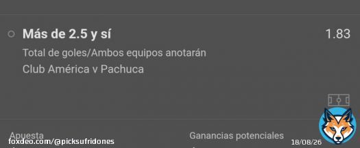 #FreePick #AmericaPachuca La verdad la apuesta me gusta mucho, quien me sigue?