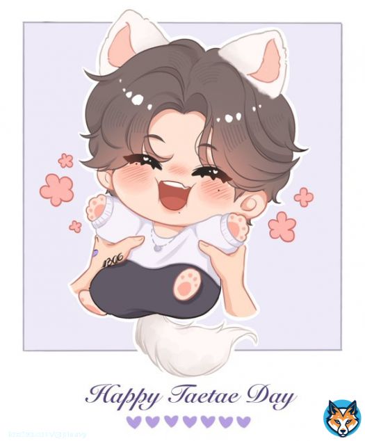 HAPPY TAETAE DAY  #HappyBirthdayTaehyung #TaehyungDay #HappyTaehyungDay  #가장따뜻한12월의봄_태형  #태태케이크  #초코찐빵  #태형이의_뷔티풀데이즈