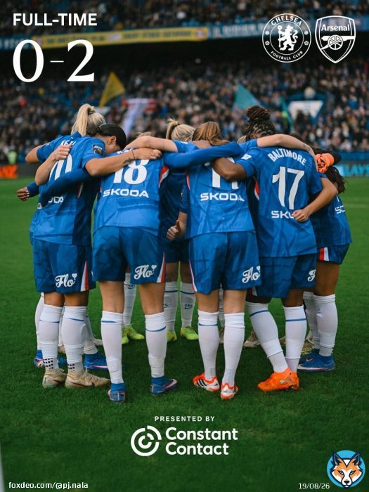 Everything is on SONIA! How can you allow this team to beat you Mmooaaa Fully retired waiQuoteChelsea FC Women@ChelseaFCW·1hDefeat on derby day. #CFCW
