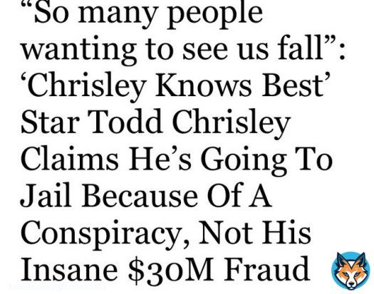 ⁦@toddchrisley⁩ Sorry No conspiracy Just plain old corruption