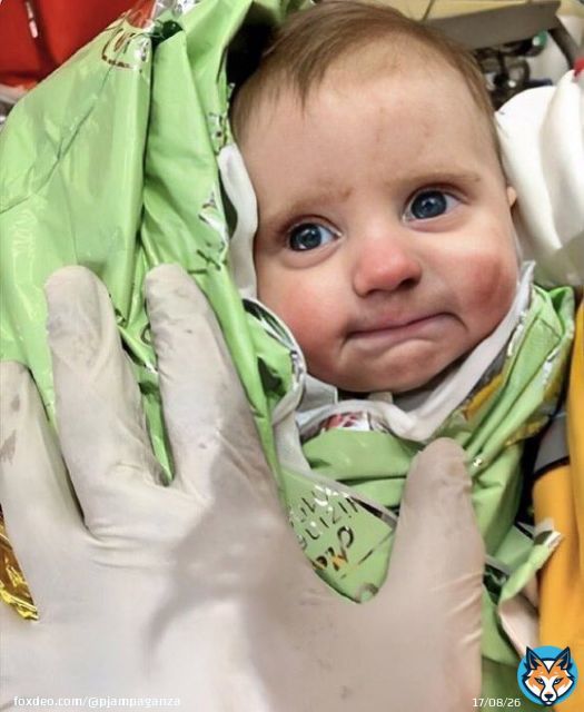 HAPPY SUNDAY MY FRIENDS  A bit of joyful good news to carry you throughout the day.   2 month old Turkish baby boy rescued from the rubble 128 hours after the Earthquake.   Look those adorable eyes full of innocence  Several babies saved from both Turkey & Syria. This is one.