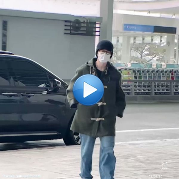 Jimin departing Seoul en route to rhe US this morning!    We hope he has a great time in the states!   HAVE A SAFE FLIGHT JIMIN