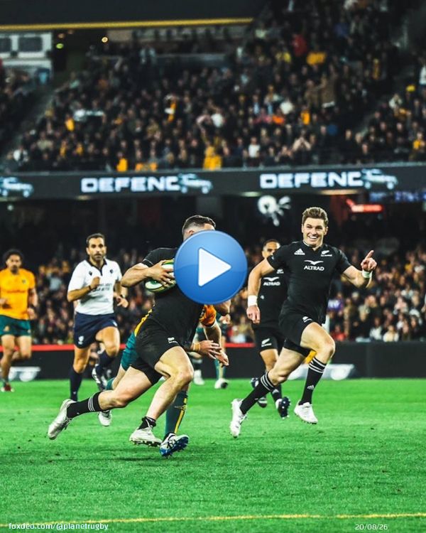 That step and pace from Will Jordan. #BledisloeCup #AUSvNZL