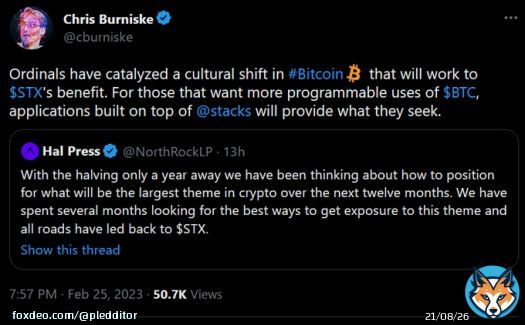 Stacks is a sovereign blockchain that has nothing to do with bitcoin or bitcoin Ordinals.  These guys are scammers trying to sell you a false narrative to pump their shitcoin bags. Don't fall for it!